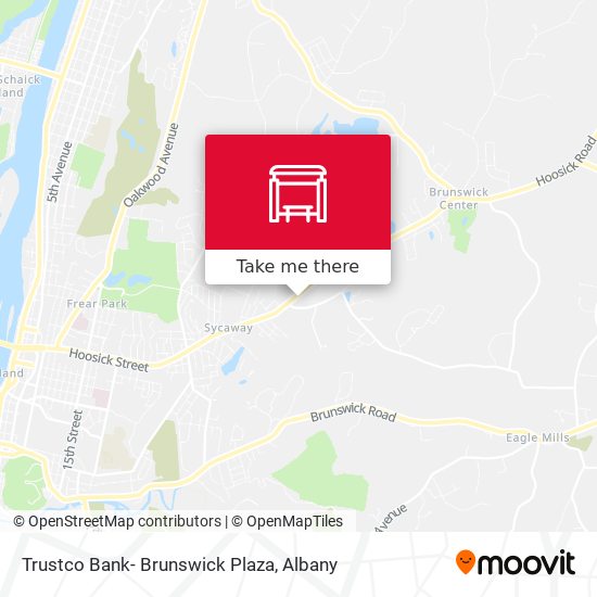 Trustco Bank- Brunswick Plaza map