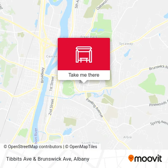 Mapa de Tibbits Ave & Brunswick Ave