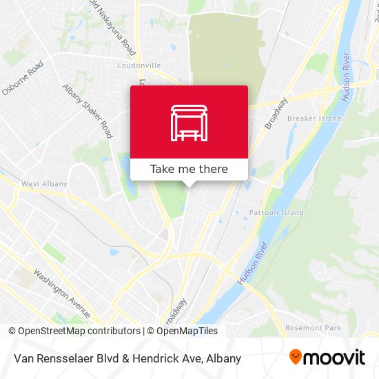 Van Rensselaer Blvd & Hendrick Ave map