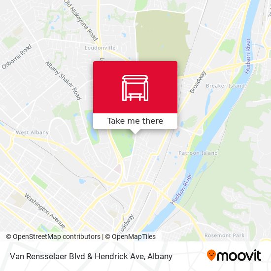 Mapa de Van Rensselaer Blvd &  Hendrick Ave