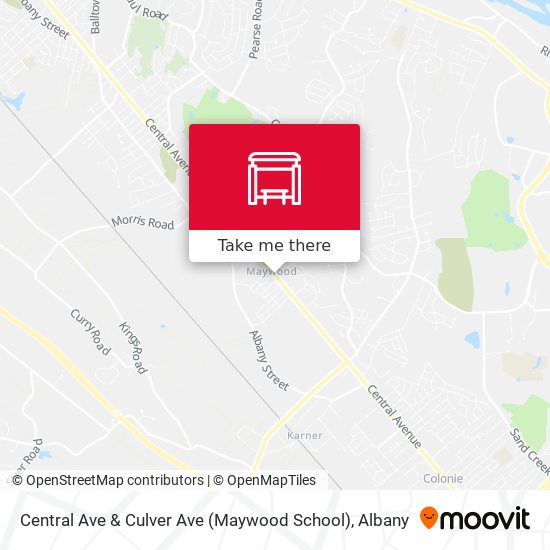 Central Ave & Culver Ave (Maywood School) map