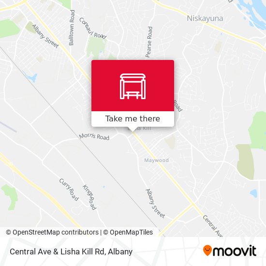 Central Ave & Lisha Kill Rd map