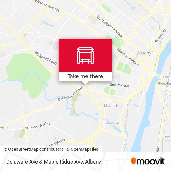 Mapa de Delaware Ave & Maple Ridge Ave