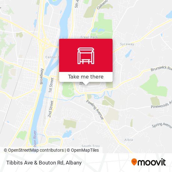 Mapa de Tibbits Ave & Bouton Rd