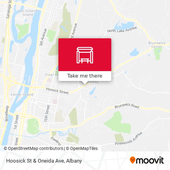 Mapa de Hoosick St & Oneida Ave