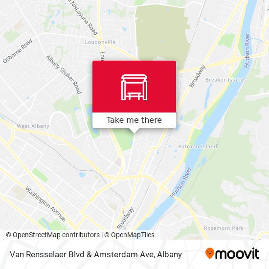 Mapa de Van Rensselaer Blvd & Amsterdam Ave