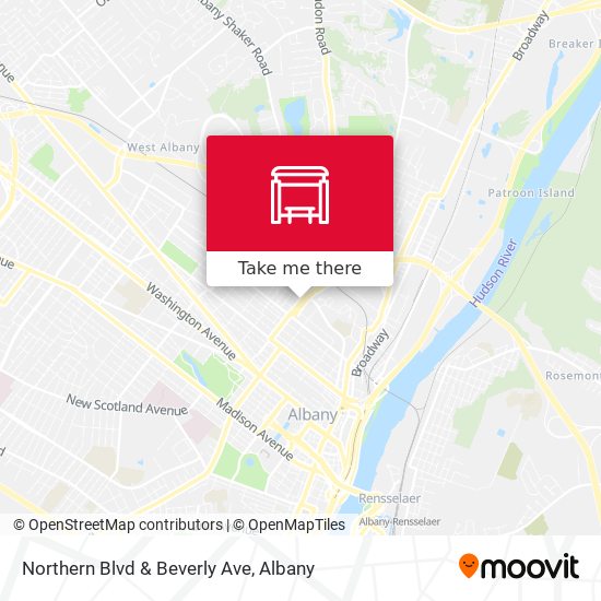 Mapa de Northern Blvd & Beverly Ave