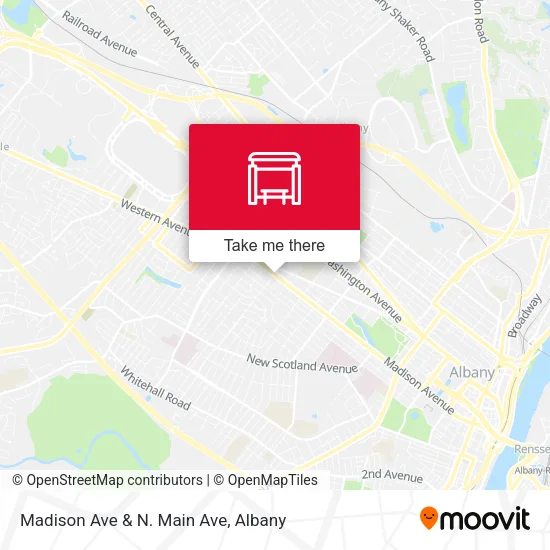 Mapa de Madison Ave & N. Main Ave
