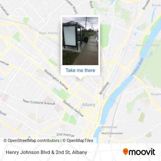 Mapa de Henry Johnson Blvd & 2nd St