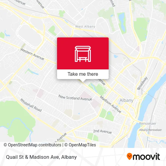 Mapa de Quail St & Madison Ave
