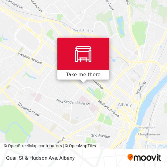 Mapa de Quail St & Hudson Ave