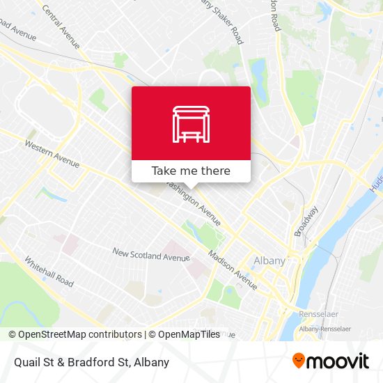 Mapa de Quail St & Bradford St