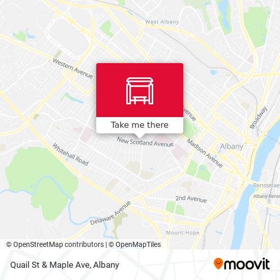 Mapa de Quail St & Maple Ave