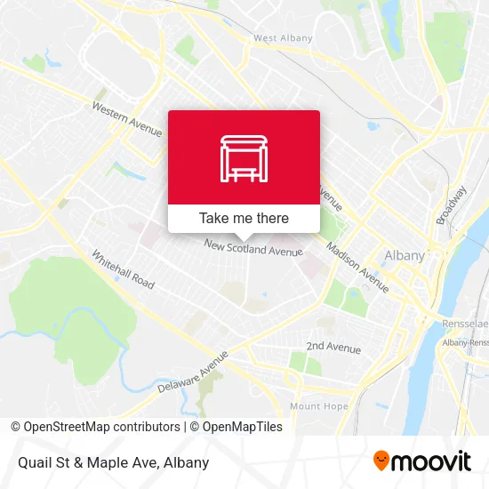 Mapa de Quail St & Maple Ave