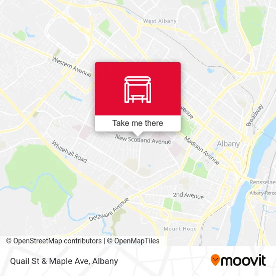 Mapa de Quail St & Maple Ave