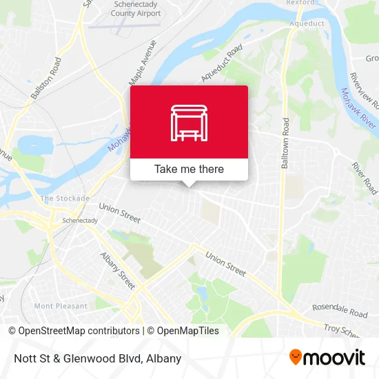 Nott St & Glenwood Blvd map