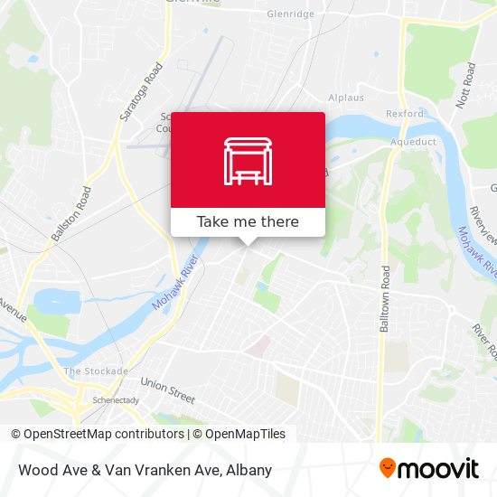 Wood Ave & Van Vranken Ave map