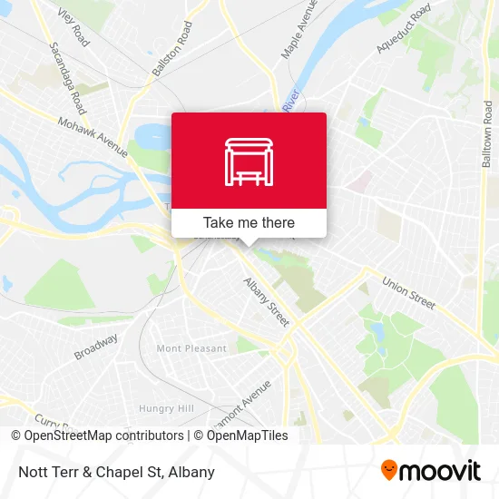 Nott Terr & Chapel St map