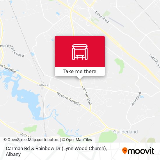 Mapa de Carman Rd & Rainbow Dr (Lynn Wood Church)