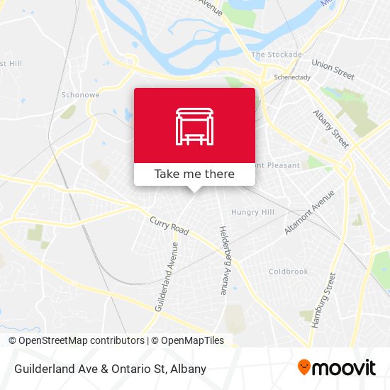 Guilderland Ave & Ontario St map