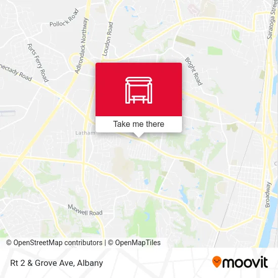 Mapa de Rt 2 & Grove Ave