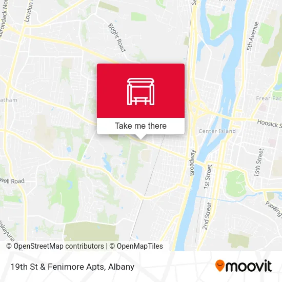 Mapa de 19th St & Fenimore Apts