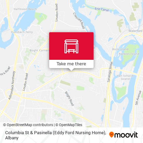 Columbia St & Pasinella (Eddy Ford Nursing Home) map