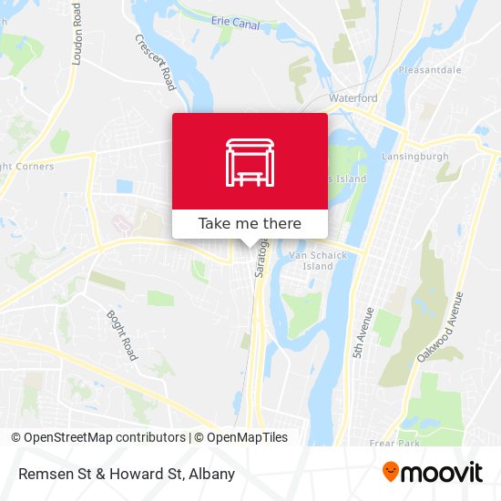 Remsen St & Howard St map