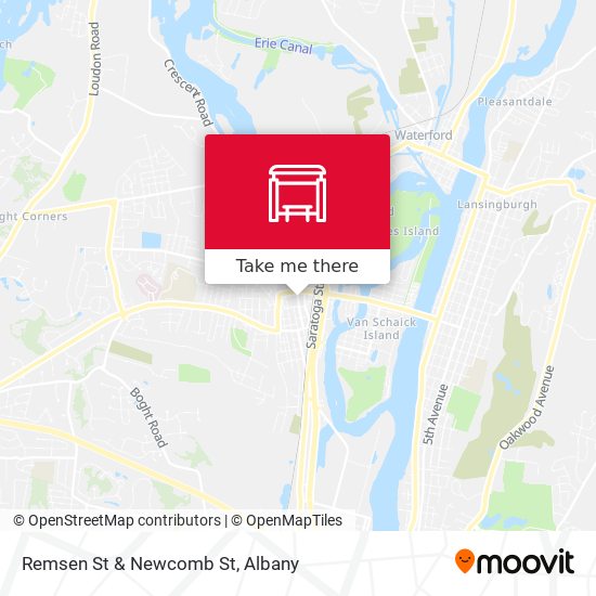 Remsen St & Newcomb St map