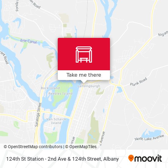 Mapa de 124th St Station - 2nd Ave & 124th Street