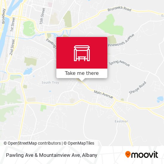 Pawling Ave & Mountainview Ave map