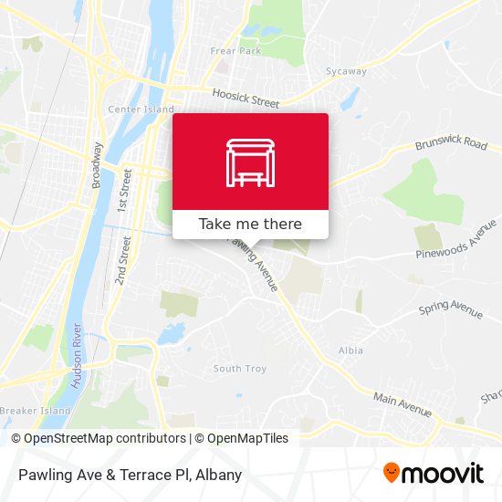 Pawling Ave & Terrace Pl map