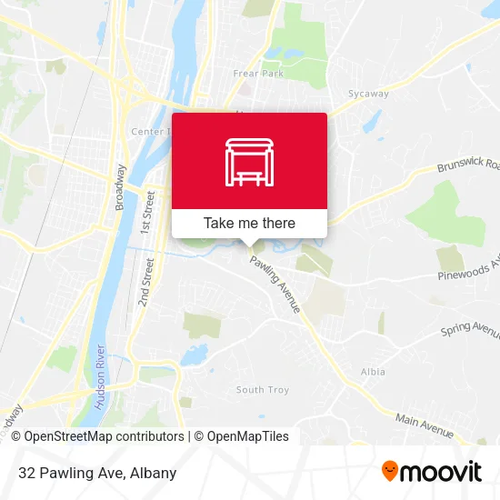 Mapa de 32 Pawling Ave