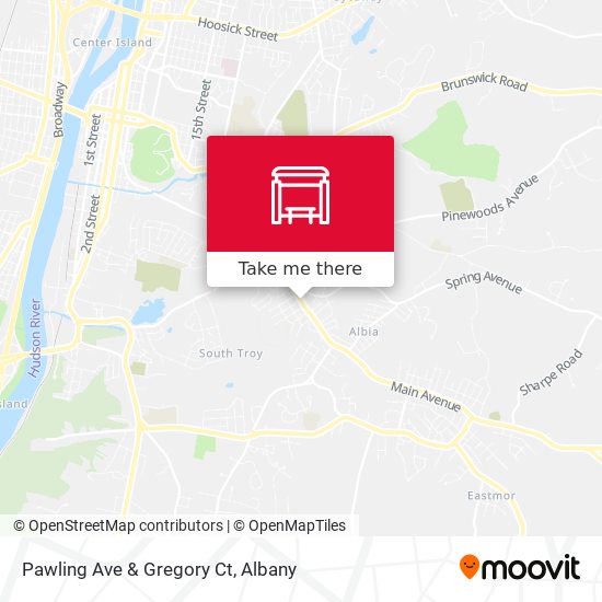 Pawling Ave & Gregory Ct map