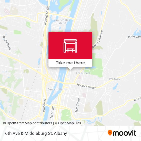 Mapa de 6th Ave & Middleburg St