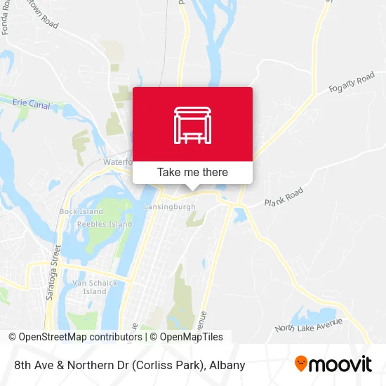 8th Ave & Northern Dr (Corliss Park) map