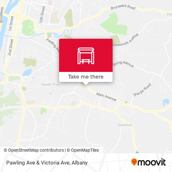 Mapa de Pawling Ave & Victoria Ave