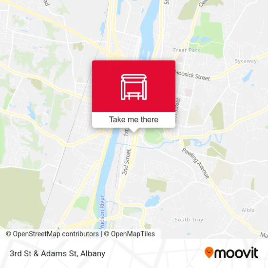 Mapa de 3rd St & Adams St