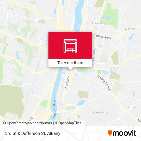 3rd St & Jefferson St map