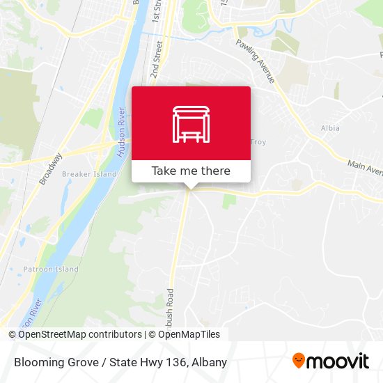 Mapa de Blooming Grove / State Hwy 136