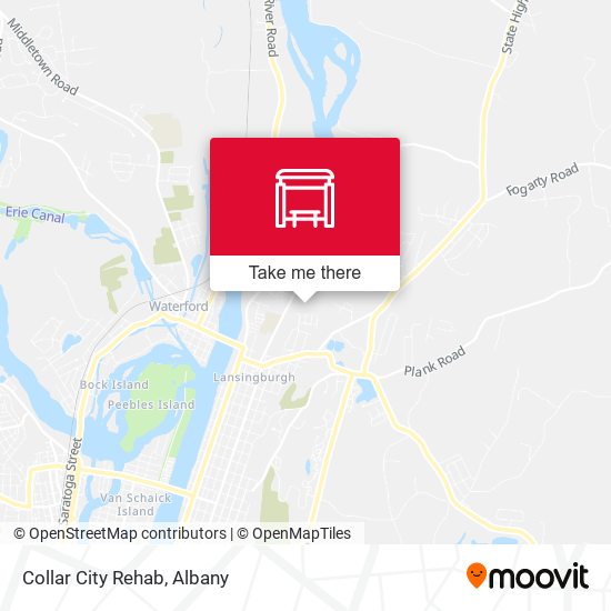 Collar City Rehab map