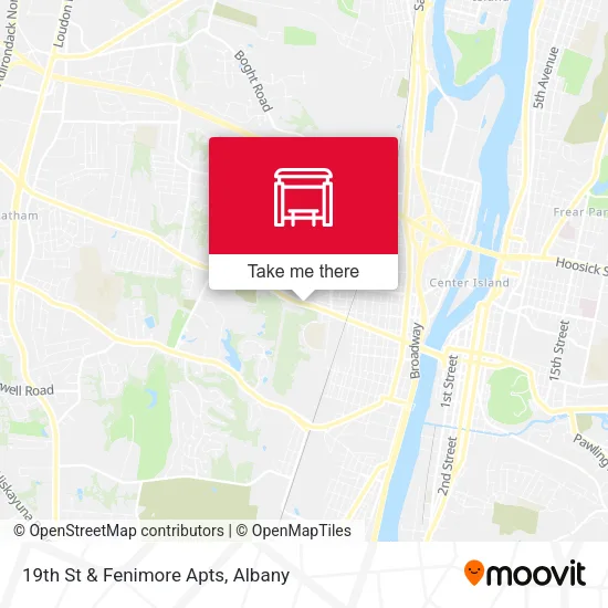 Mapa de 19th St & Fenimore Apts