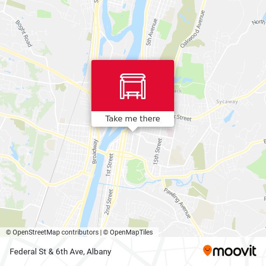 Mapa de Federal St & 6th Ave