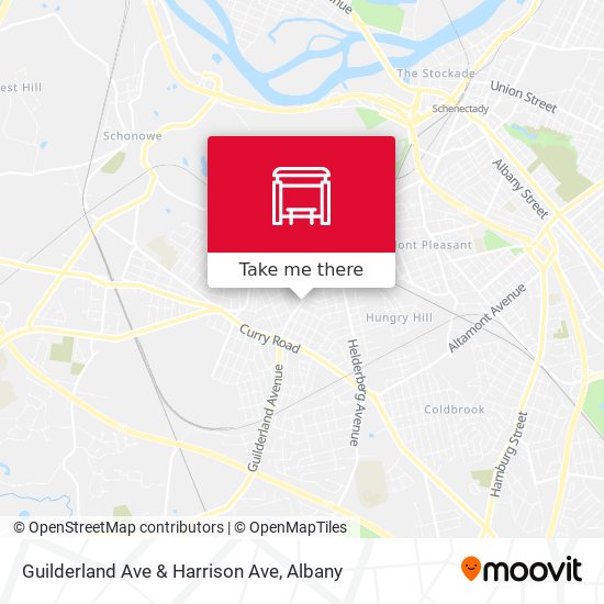 Guilderland Ave & Harrison Ave map