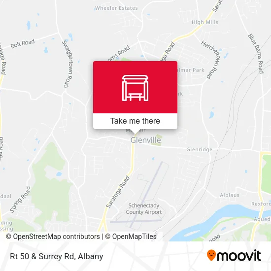 Mapa de Rt 50 & Surrey Rd