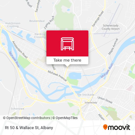 Mapa de Rt 50 & Wallace St