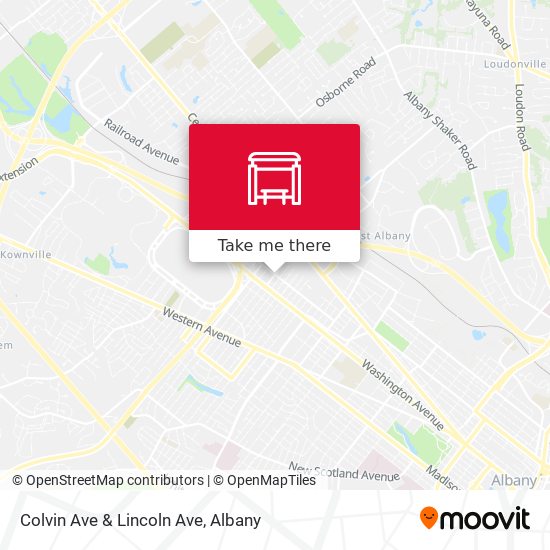 Colvin Ave & Lincoln Ave map