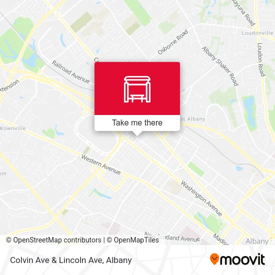 Mapa de Colvin Ave & Lincoln Ave