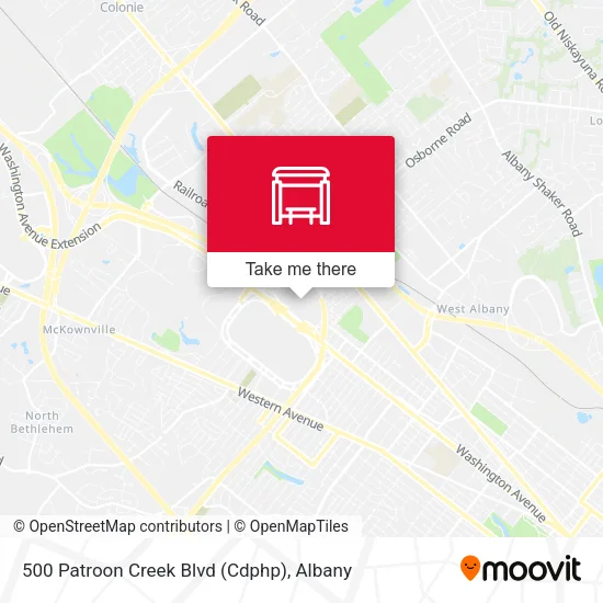 Mapa de 500 Patroon Creek Blvd  (Cdphp)