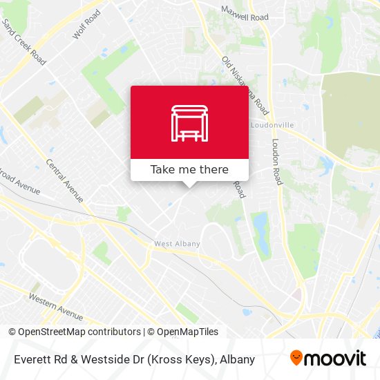 Mapa de Everett Rd & Westside Dr (Kross Keys)